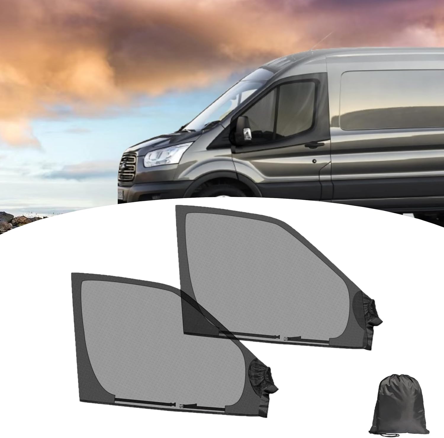 Car Accessories Gifts - 2pcs 유니버설 모터홈 창문 벌레망, 스프린터