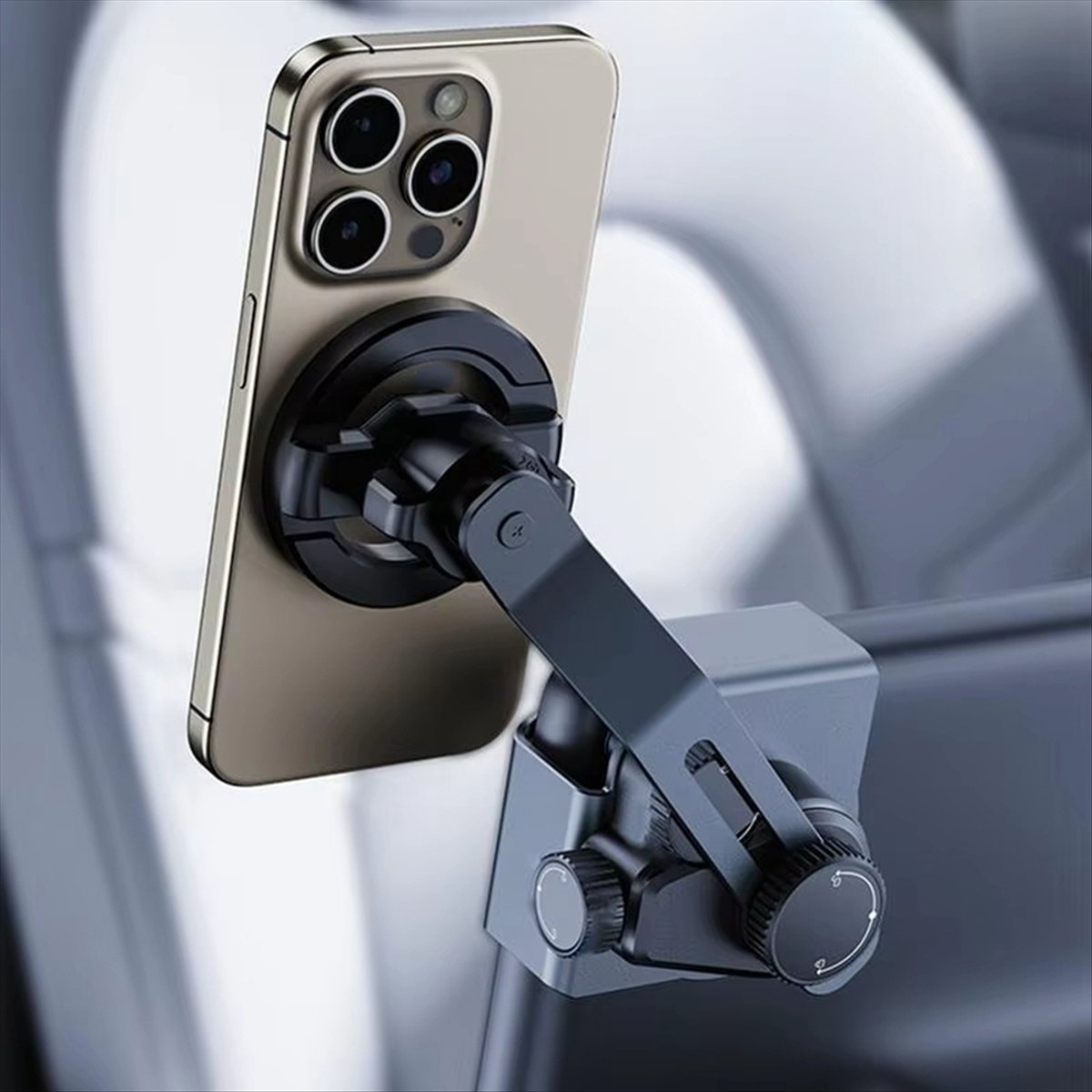 Car Cup Holder Expander - 조절 가능한 차량용 휴대폰 거치대, 흡착식