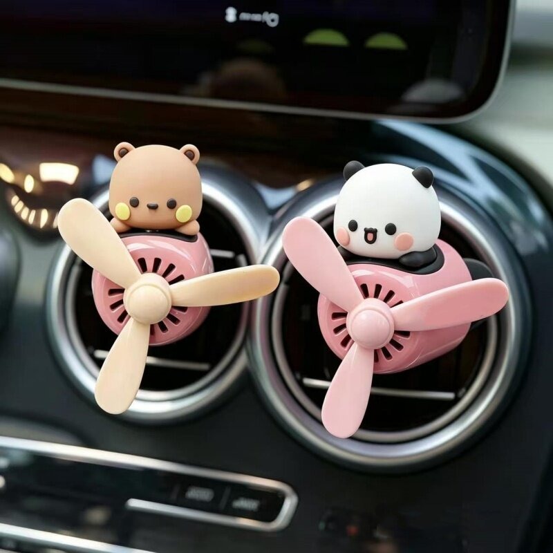 Car Air Freshener Vent - 핫 카툰 부부 이어 피규어 에어플레인