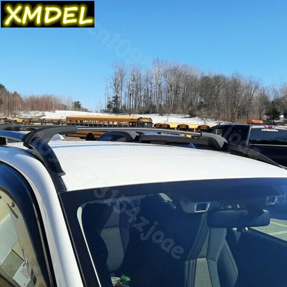 Car Roof Rack Cross Bar - 자동차 스타일링 2개 블랙 루프 레일