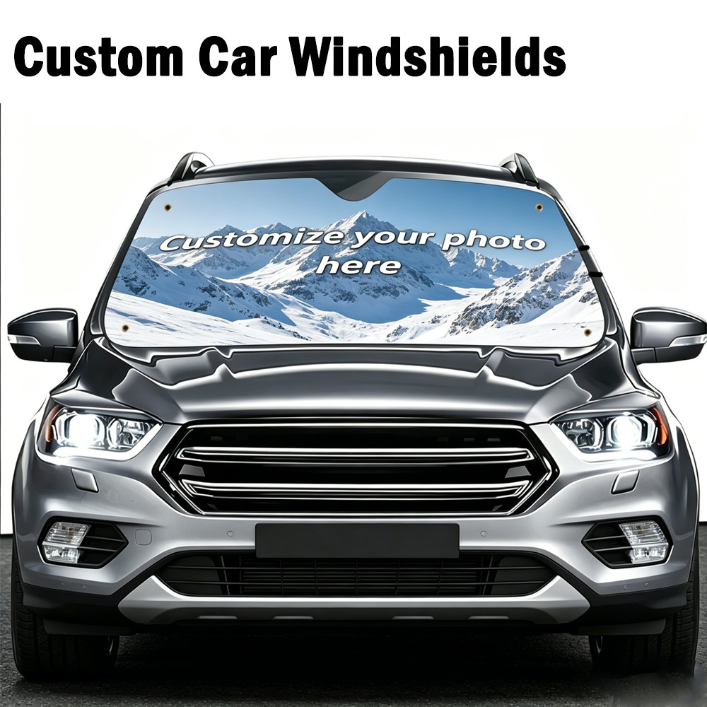 Car Accessories Gifts - 맞춤형 자동차 햇빛 가리개, 원하는 디자인으로