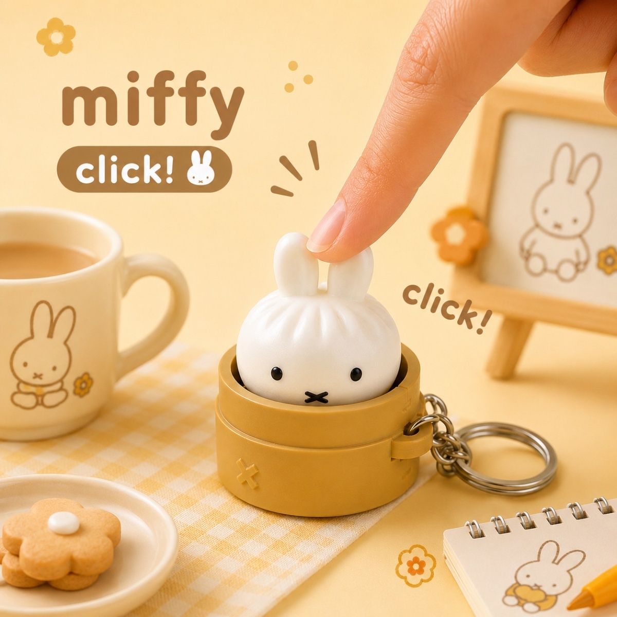 귀여운 미피 토끼 찐빵 키체인, 창의적인 미니 대나무  - Car Accessories Bunnings 리뷰 및 가격
