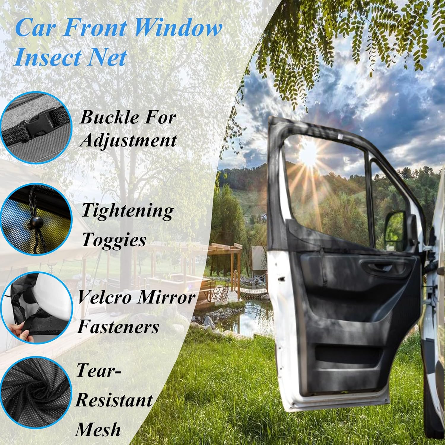 2pcs 유니버설 모터홈 창문 벌레망, 스프린터 메트리 - Car Accessories Gifts 리뷰 및 가격