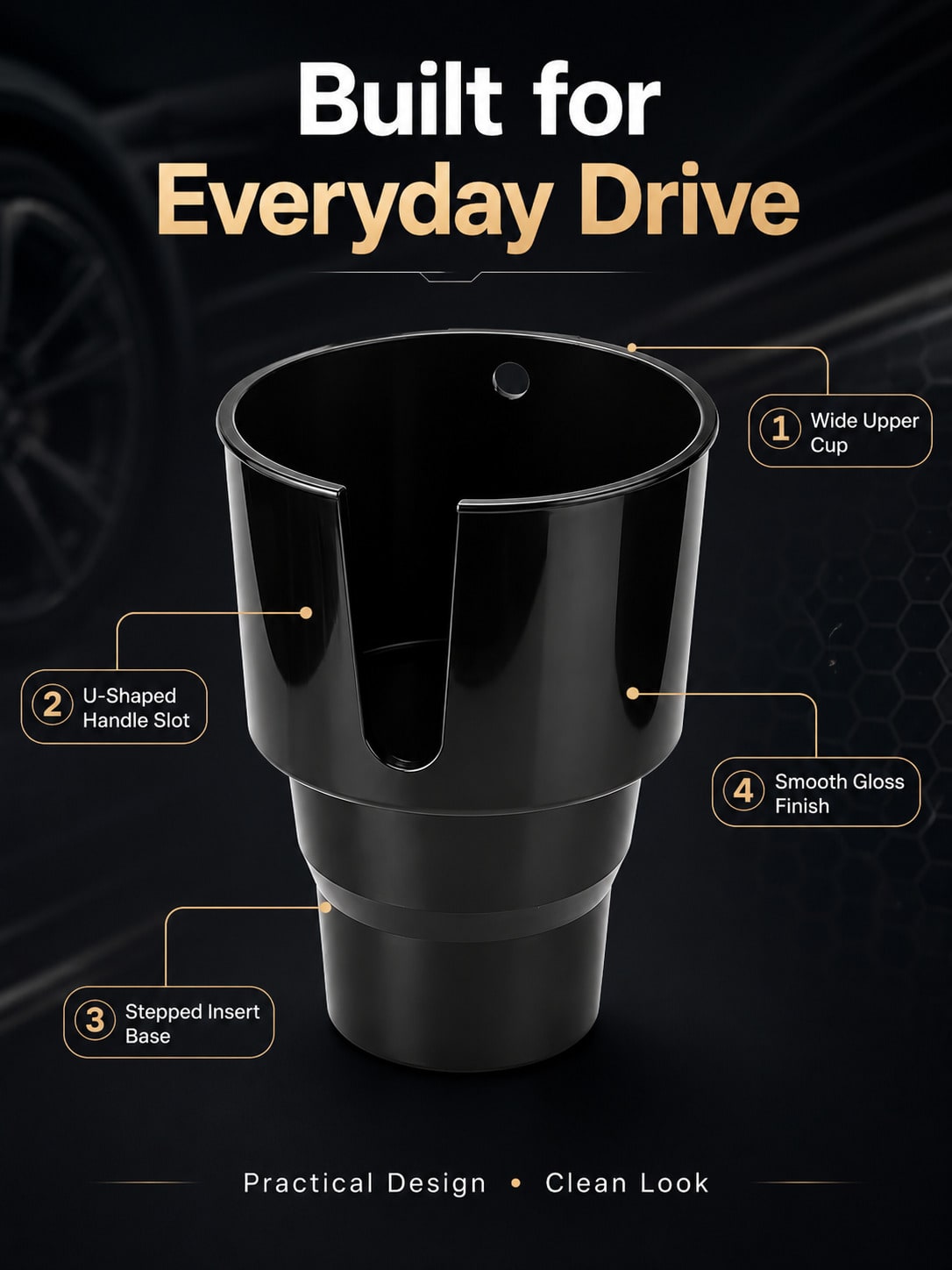 32-40온스 텀블러, 핸들 머그컵, 물병 홀더용 차량 - Car Cup Holder Expander 리뷰 및 가격