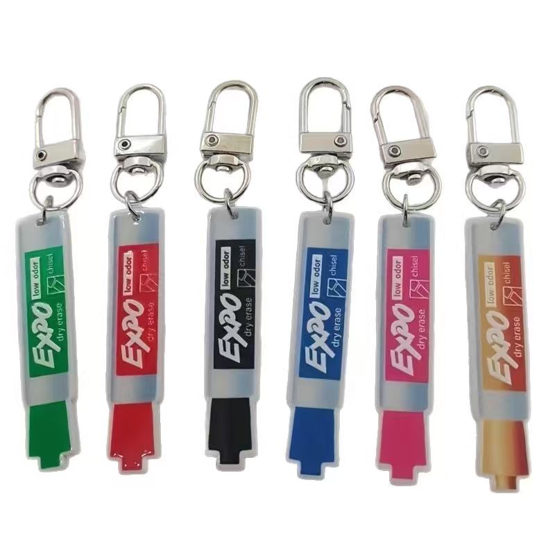 6개 아크릴 펜 키체인, 합금 하이킹 버클, 가방 및  - Car Accessories Gifts 리뷰 및 가격