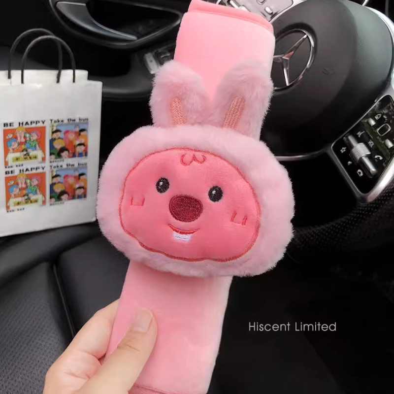 귀여운 만화 비버 루피 인형, 창의적인 자동차 안전벨트 - Car Accessories Toy 리뷰 및 가격