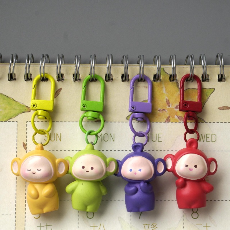 4PCS 핫 만화 텔레토비 시리즈 펜던트 창의력이 돋보 - Car Accessories Toy 리뷰 및 가격