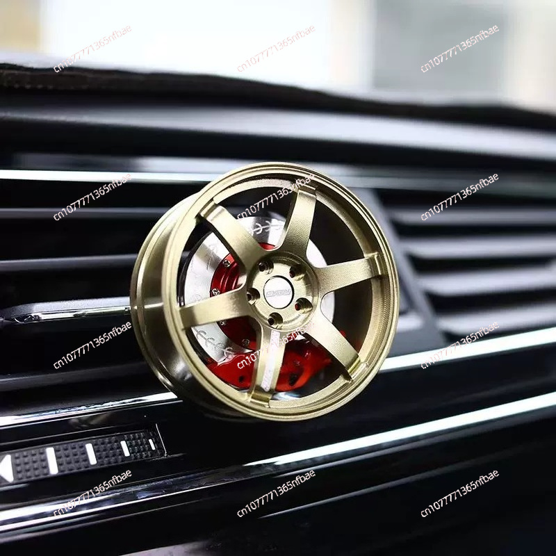 TE37 휠 림 모델 자동차 방향제 회전식 알로이 통풍 - Car Air Freshener Vent 리뷰 및 가격