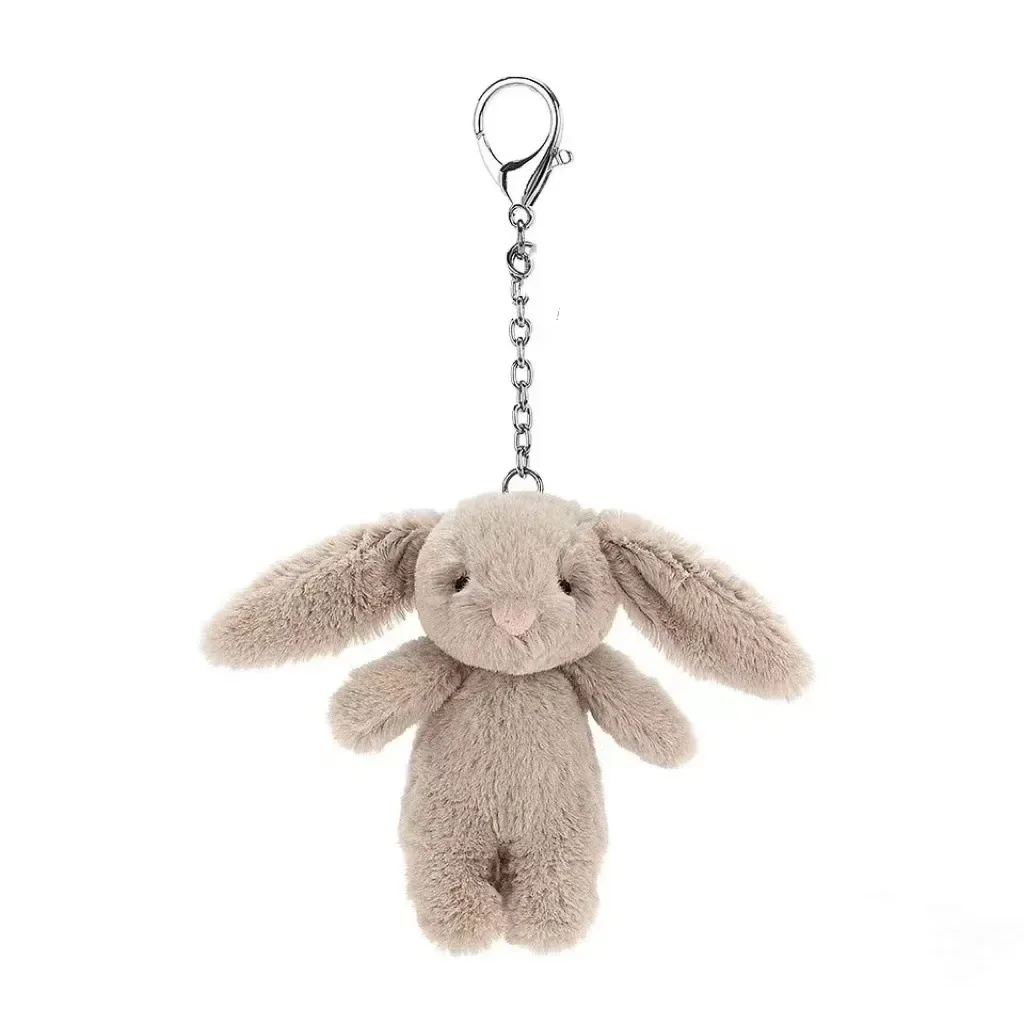 봉제 인형 귀여운 만화 토끼 열쇠고리 사랑스러운 폼폼  - Car Accessories Toy 리뷰 및 가격