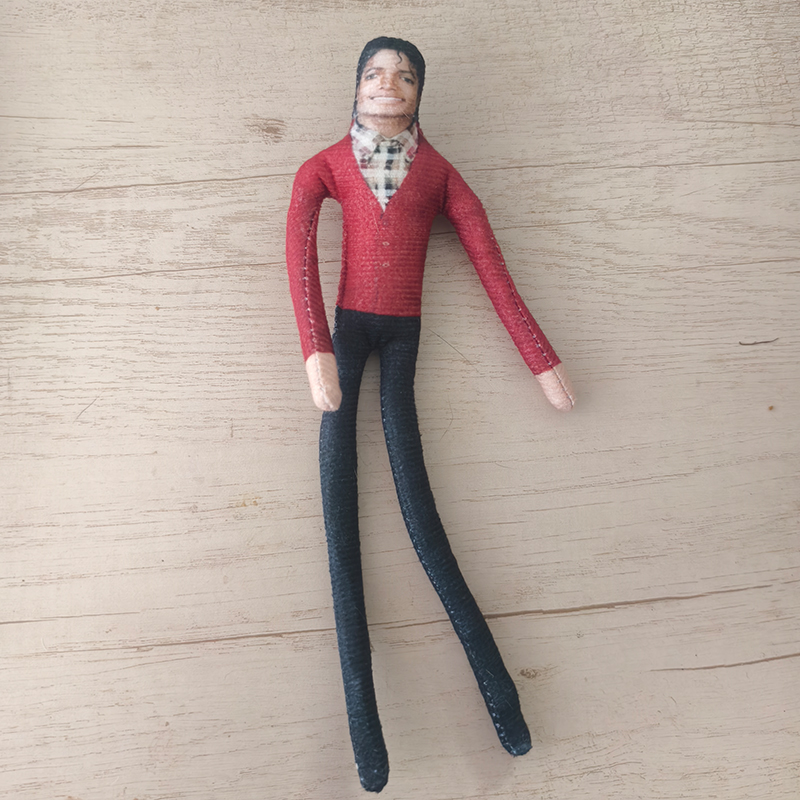 마이클 잭슨 유명 가수 코스프레 소품 인형 봉제인형 장 - Car Accessories Toy 리뷰 및 가격