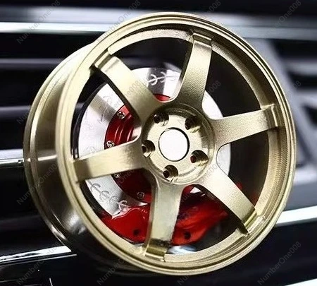 TE37 휠 림 모델 자동차 방향제 회전식 알로이 통풍 - Car Air Freshener Vent 리뷰 및 가격