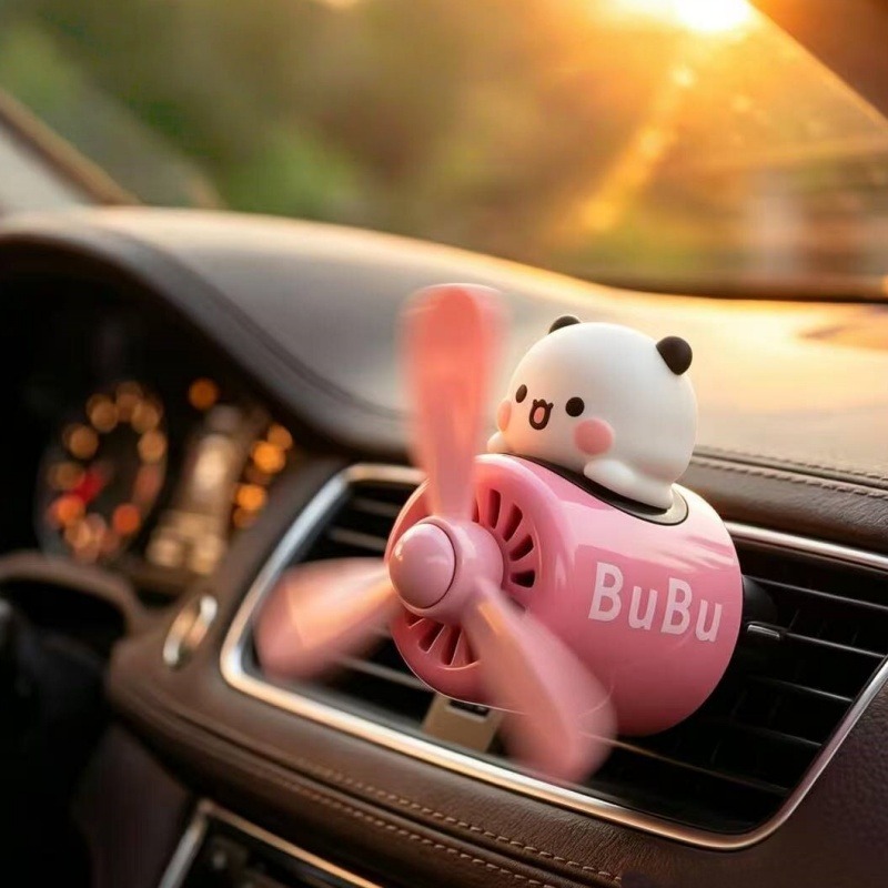 핫 카툰 부부 이어 피규어 에어플레인 파일럿 자동차 방 - Car Air Freshener Vent 리뷰 및 가격