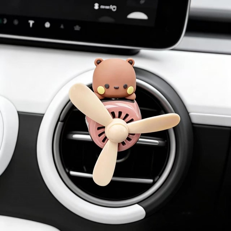 핫 카툰 부부 이어 피규어 에어플레인 파일럿 자동차 방 - Car Air Freshener Vent 리뷰 및 가격