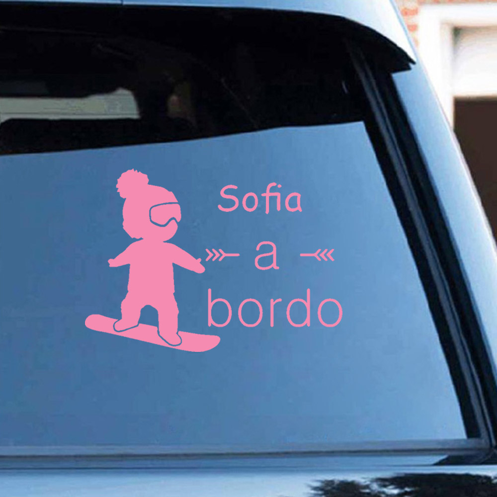 1pc 비닐 아기 bordo 다채로운 자동차 스티커 자 - Car Accessories Toy 리뷰 및 가격