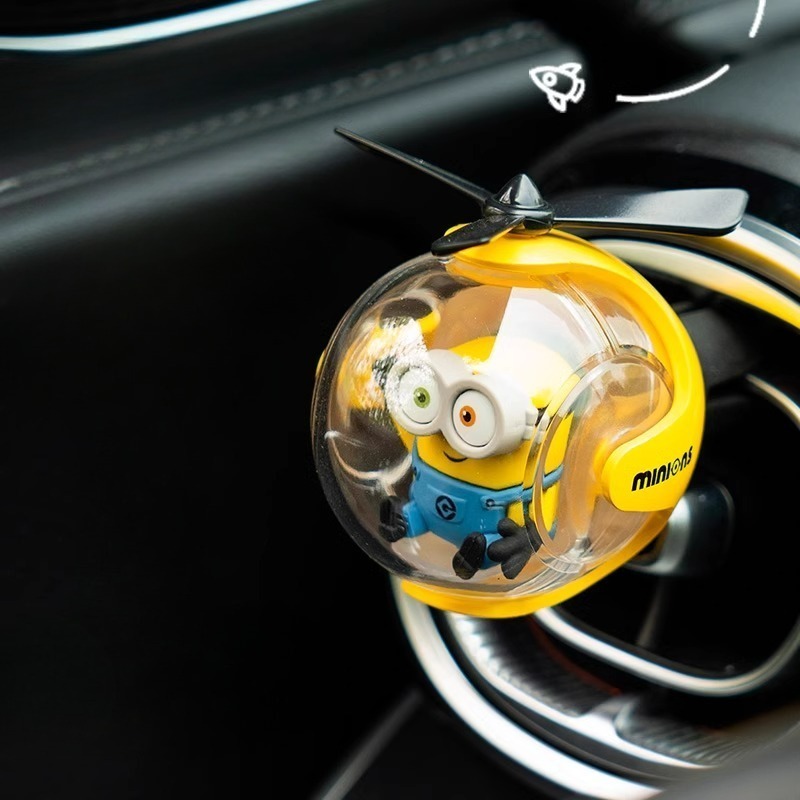 미니언즈 자동차 방향제, 귀여운 만화 캐릭터 자동차 통 - Car Air Freshener Vent 리뷰 및 가격