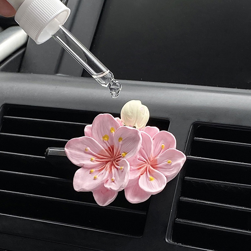 1pc 자동차 패션 작은 절묘한 향수 클립 꽃 모양 공 - Car Air Freshener Vent 리뷰 및 가격