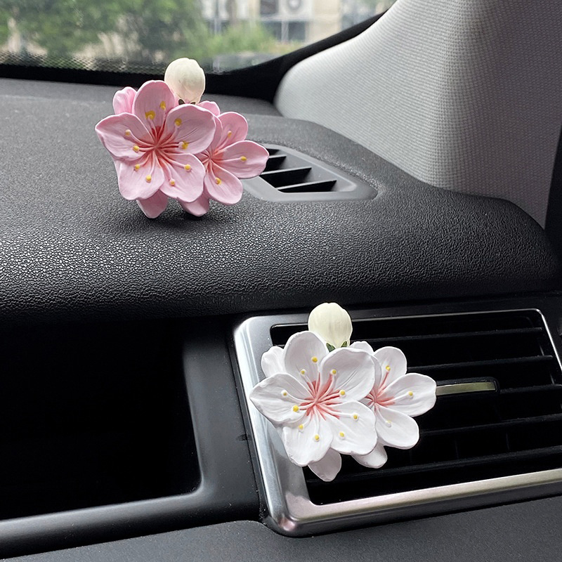 1pc 자동차 패션 작은 절묘한 향수 클립 꽃 모양 공 - Car Air Freshener Vent 리뷰 및 가격