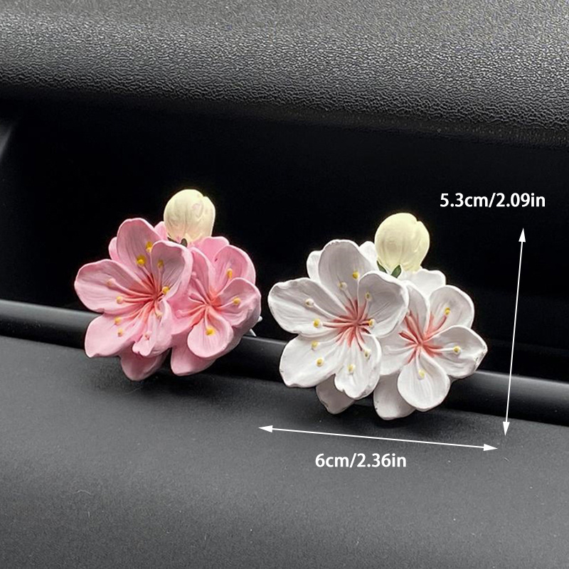 1pc 자동차 패션 작은 절묘한 향수 클립 꽃 모양 공 - Car Air Freshener Vent 리뷰 및 가격