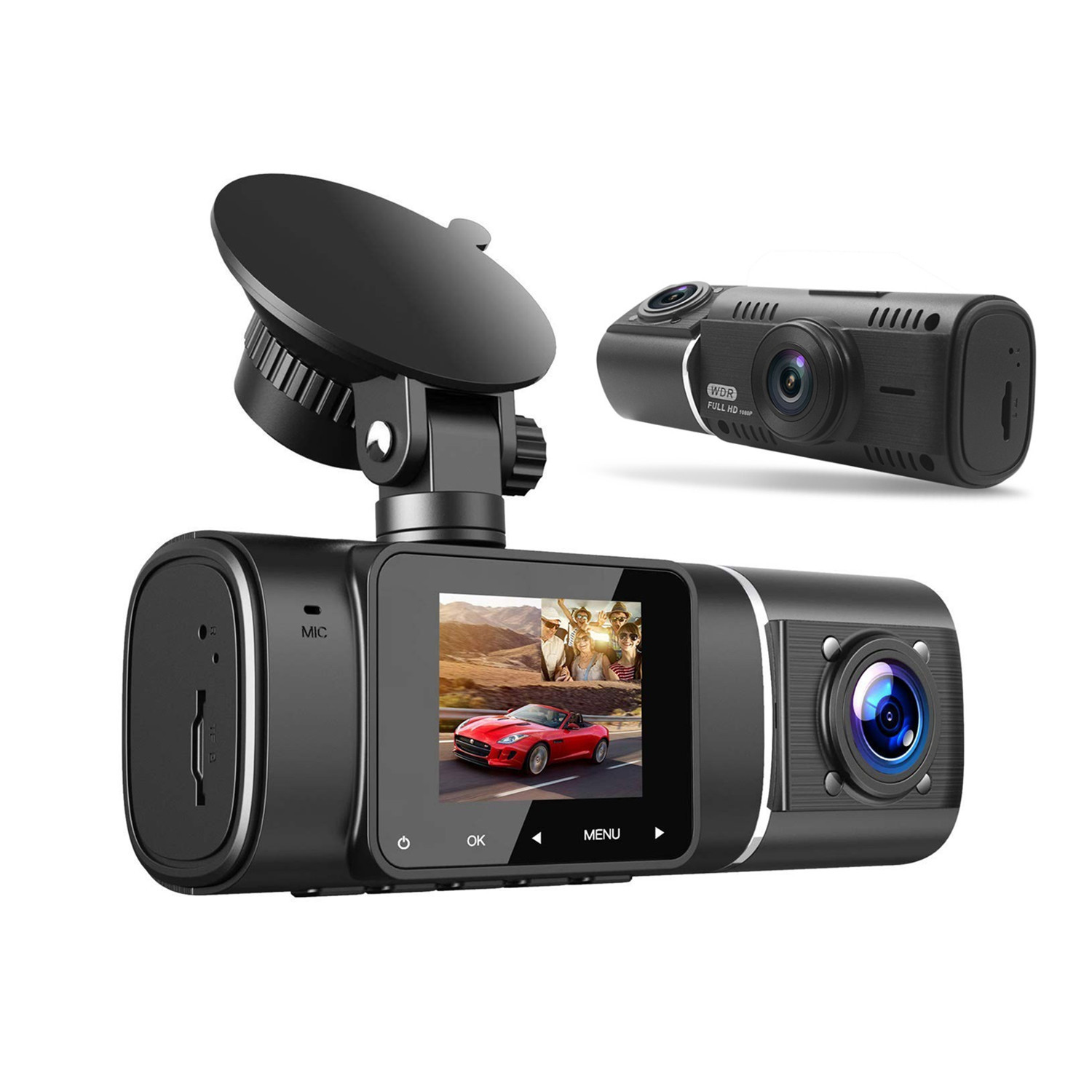 차량용 듀얼 블랙박스 전방 및 실내 1080P G센서  - Car Dash Cam 리뷰 및 가격