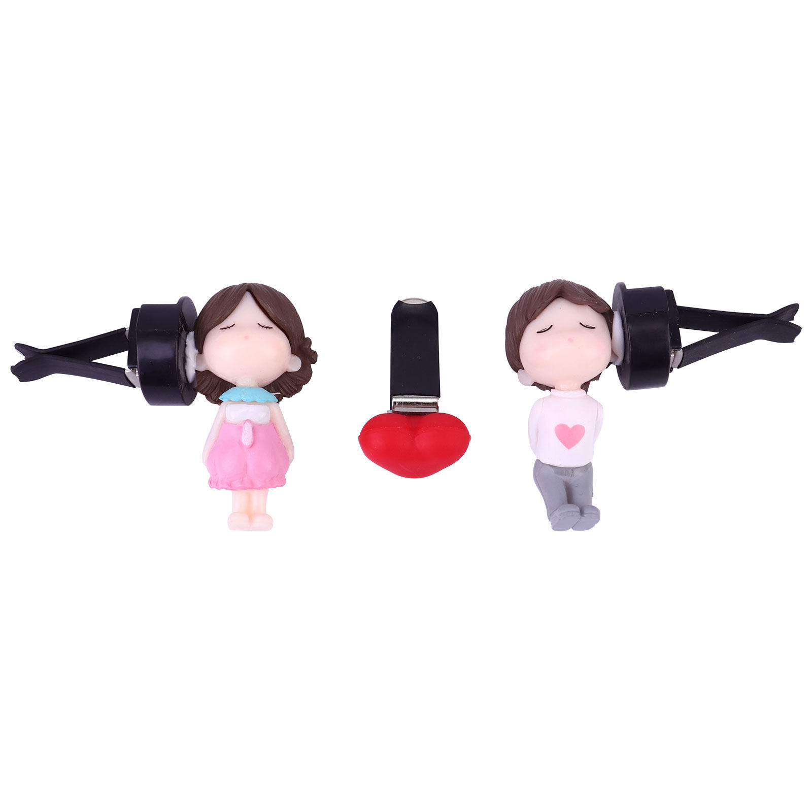 1세트 귀여운 커플 디자인 자동차 아로마테라피 클립 방 - Car Air Freshener Vent 리뷰 및 가격