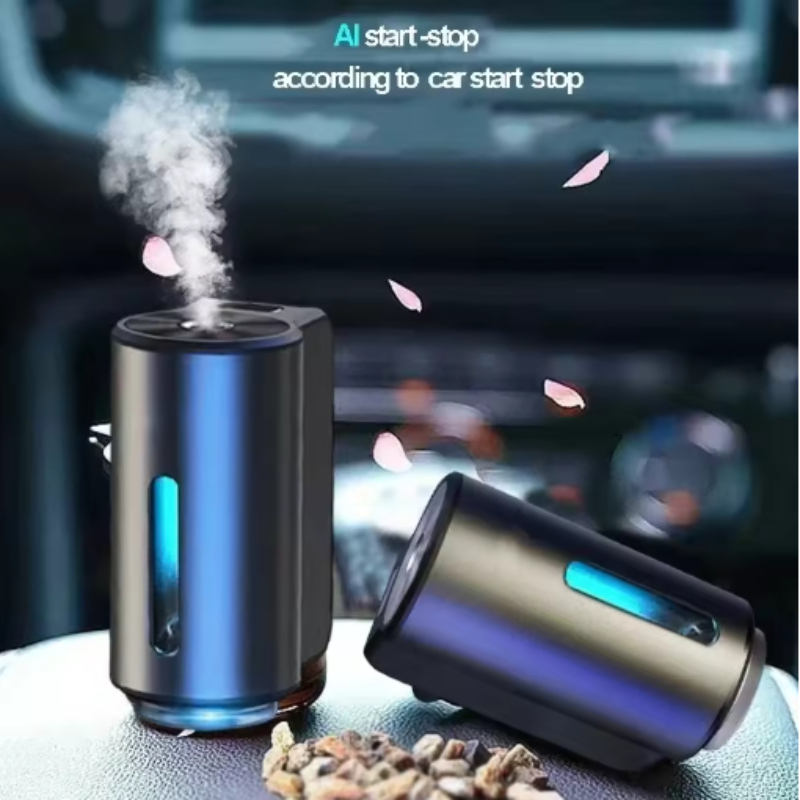 전기 미니 스마트카 아로마테라피 디퓨저 에센셜 오일 3 - Car Air Freshener Vent 리뷰 및 가격